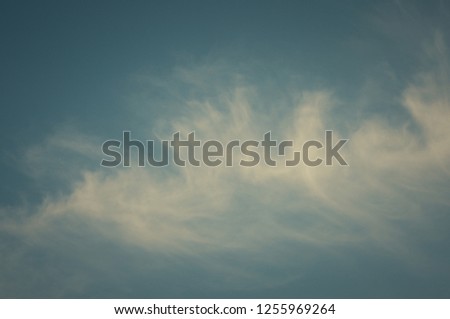 bluesky and White clouds