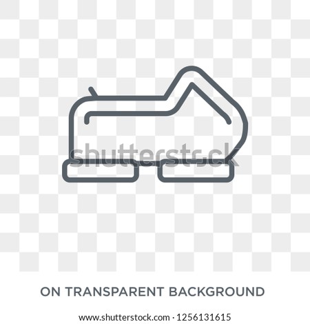 Snowmobile icon. Snowmobile design concept from  collection. Simple element vector illustration on transparent background.
