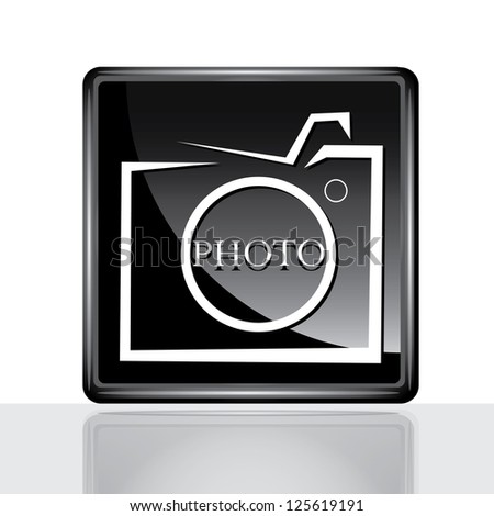 vector digital photo camera icon set. photo sign. portfolio icon. symbol of photographer.