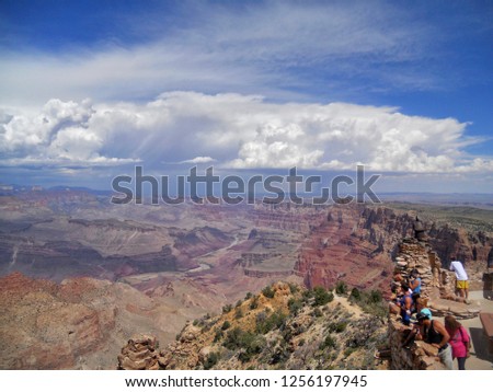 Tourist destination Grand Canyon National Park, USA,