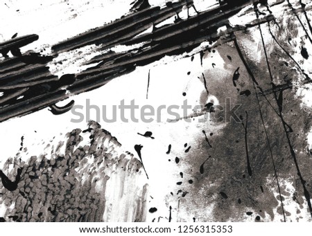 Abstract ink stain background texture for design and print