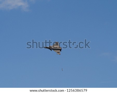 Aerobatic show of plane
