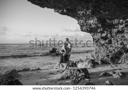 Wedding man and woman on the beach