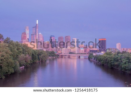 Philadelphia Skyline at Twilight
