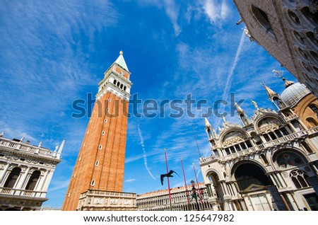 Saint Mark square in Venice Italy