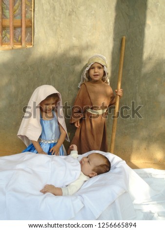 Christmas Children Living Nativity