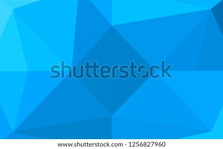 Light BLUE vector abstract polygonal texture. An elegant bright illustration with gradient. The completely new template can be used for your brand book.