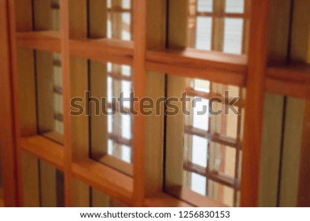 Wooden big japanese style house, stock photo