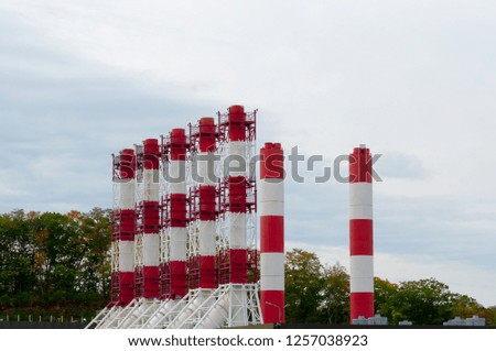 Pipes mini power plants, Vladivostok, Russia