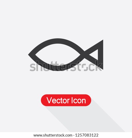 Fish Icon Vector Illustration Eps10