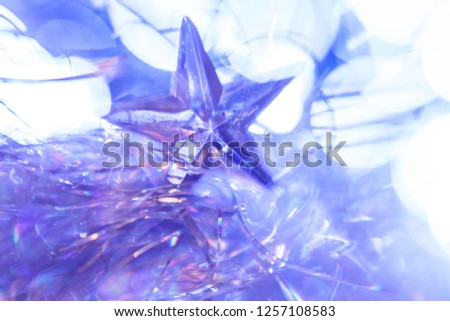 shiny star. christmas or new year decoration. abstract background