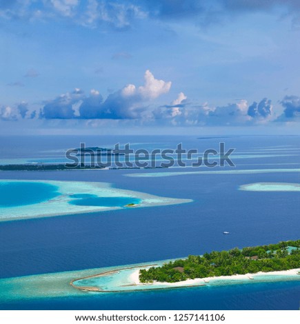 Maldive Picture from the seaplane