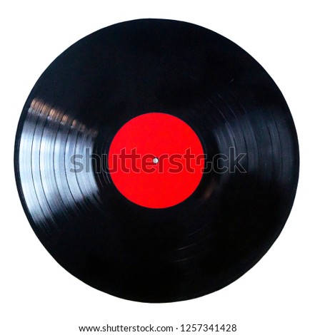 Vinyl record play music vintage