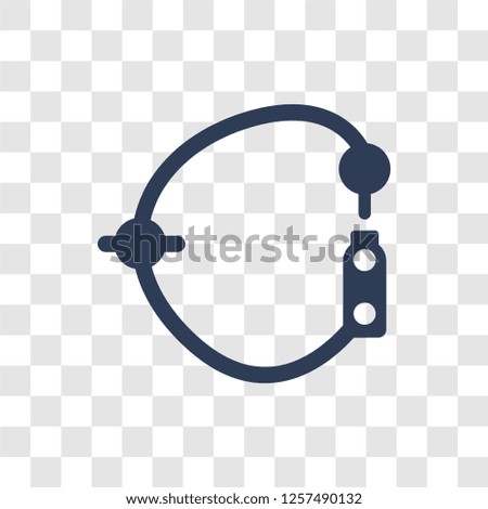 Carabiner icon. Trendy Carabiner logo concept on transparent background from camping collection