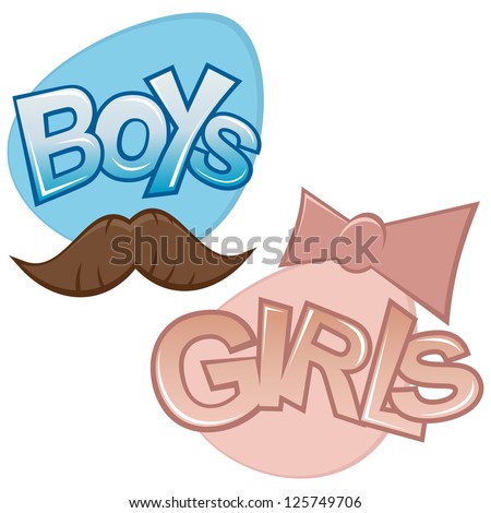 boys and girls sign