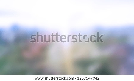 abstract blurred of flower garden with isolated sunlight background