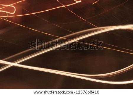 random design of abstract light painting technique