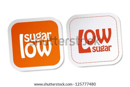 Low sugar stickers