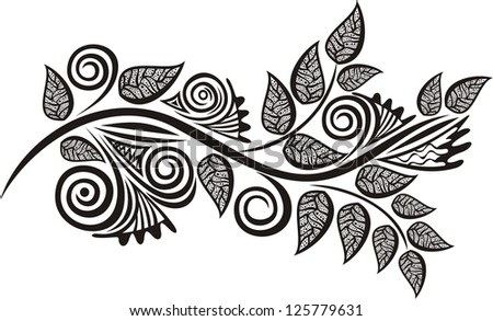 Floral pattern illustration