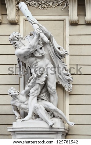 Sculptural Composition - Hercules abd Busiris. Hofburg. Vienna.Austria.
