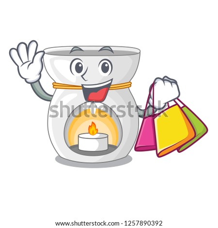 Shopping therapy aroma lamp and candle character