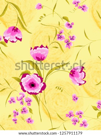 the flower pattern