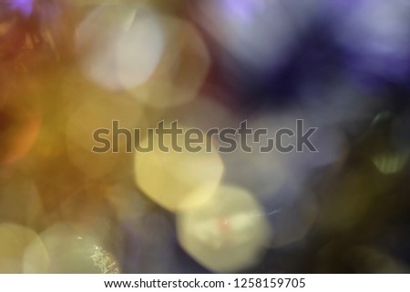 Bokeh lighting background with abstract blurred.