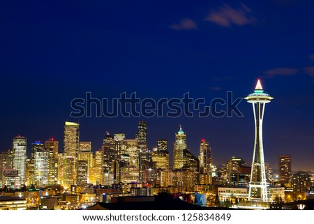 Seattle skyline, WA, USA