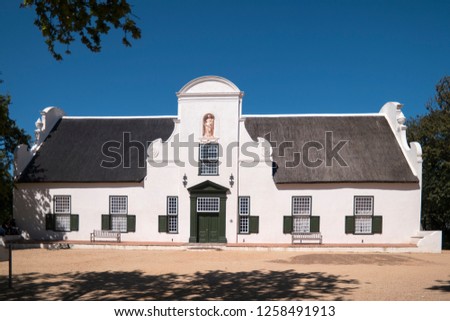 Groot Constantia vineyard, Cape Town, Western Cape Royalty-Free Stock Photo #1258491913
