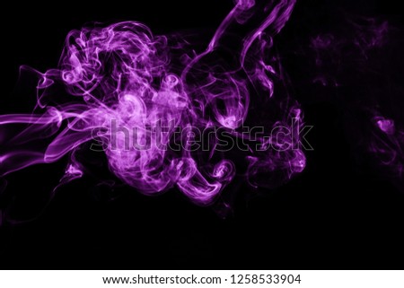 Smoke abstract on a black background