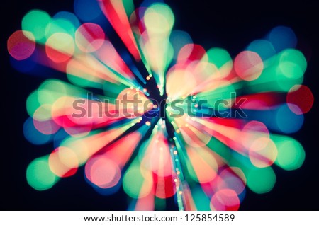 Colorfull abstract moving picture with lights.