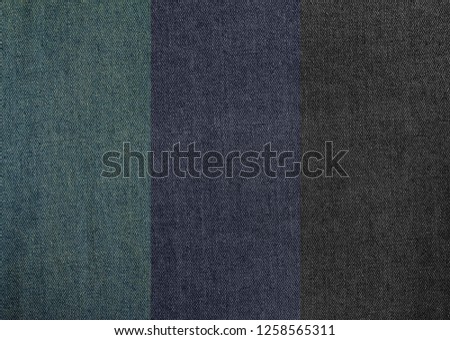 black; navy blue denim texture background, Jeans twill fabric