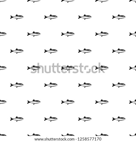 Fish pattern vector seamless repeating for any web design