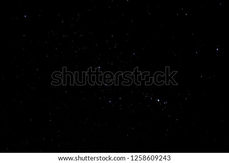 Stars on black dark night background