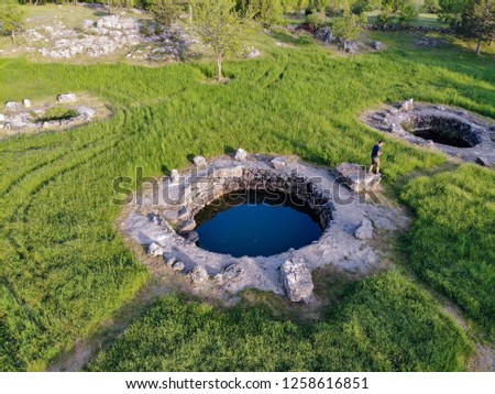Medieval wells in Dalmatia, Croatia