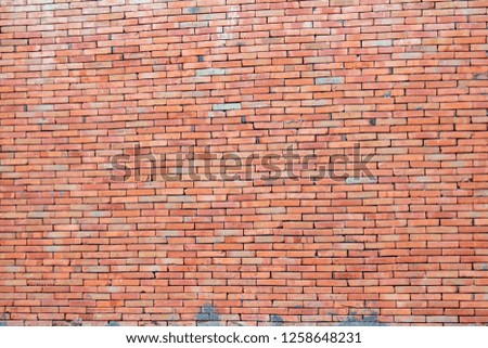 red brick wall texture background. - Image