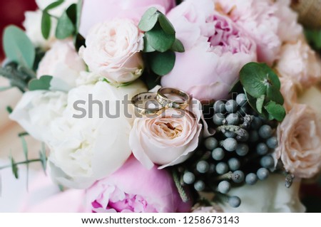 Stylish wedding bridal bouquete