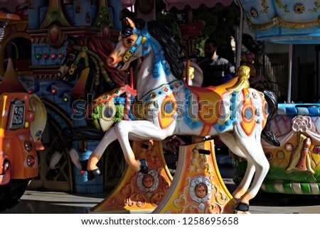 Horse in a carousel