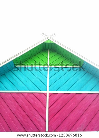 colorfull roof traditional at Pagar Alam, South Sumatera, Indonesia