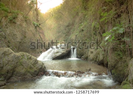 nature waterfall stream 