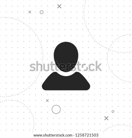 Avatar, Profile vector best flat icon on texture background , EPS 10
