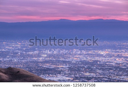 Purple San Jose Sunset