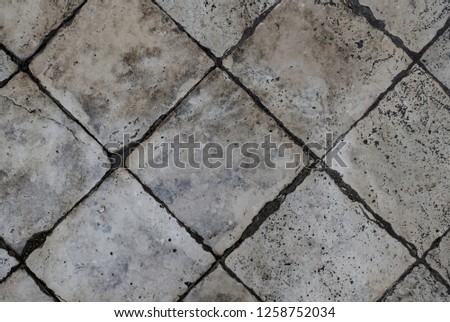 Antique marble street textured pattern