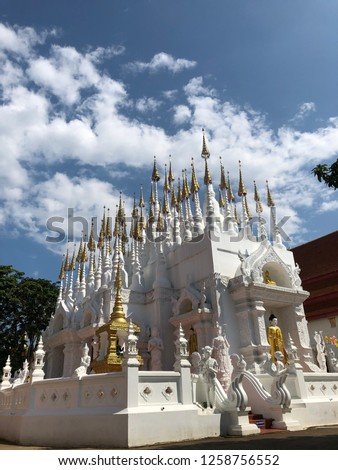 Pagoda in Phrae north of Thailand