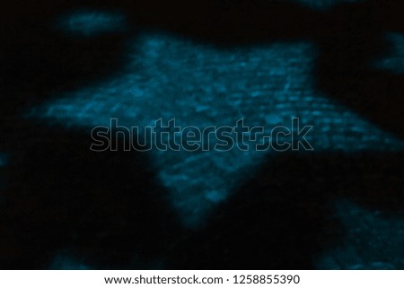 Starry night sky blurred holiday background