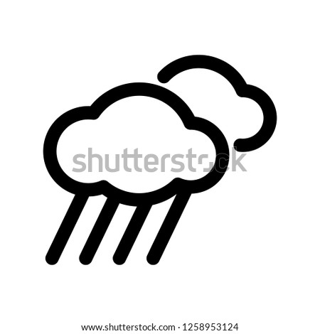 Weather icon design collection outline style