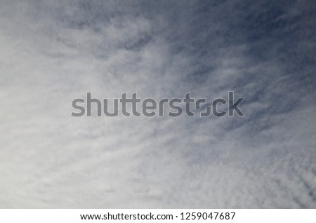 Cloud in blue sky.Background of heavenly pure nature. 