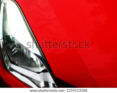 The Red Car. Abstract Red metallic background. 