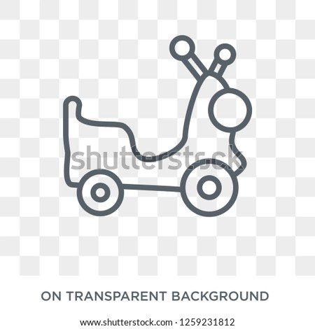 Sea scooter icon. Sea scooter design concept from Summer collection. Simple element vector illustration on transparent background.