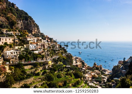 Picturesque Amalfi Coast, Italy. 